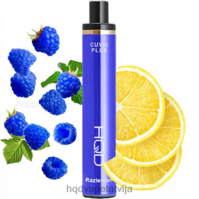 HQD Riga - raz citrons HQD CUVIE PLUS 1200 uzpūtienu TNPTN124