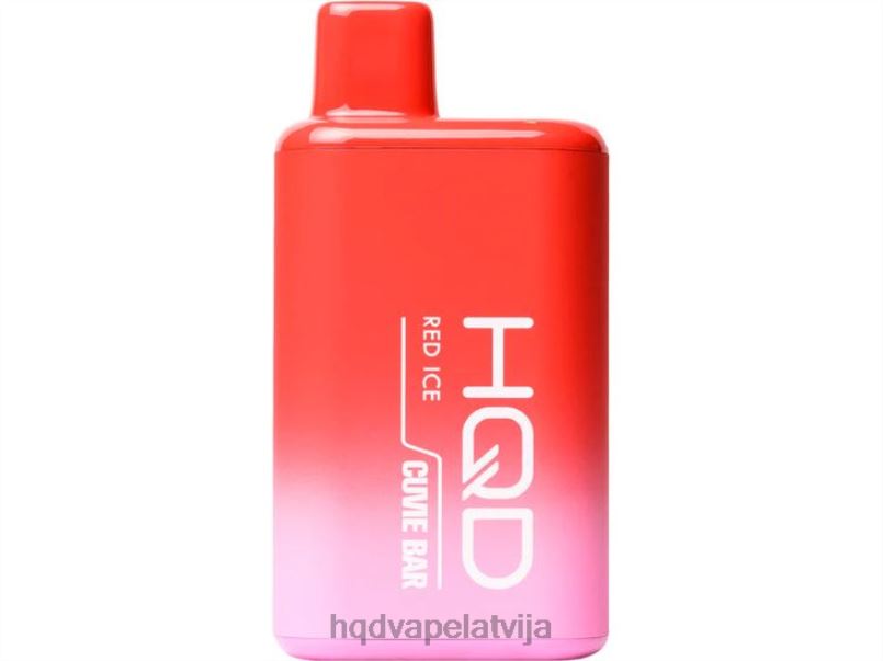 HQD Riga - sarkanais ledus HQD CUVIE BAR vienreizējās lietošanas TNPTN244