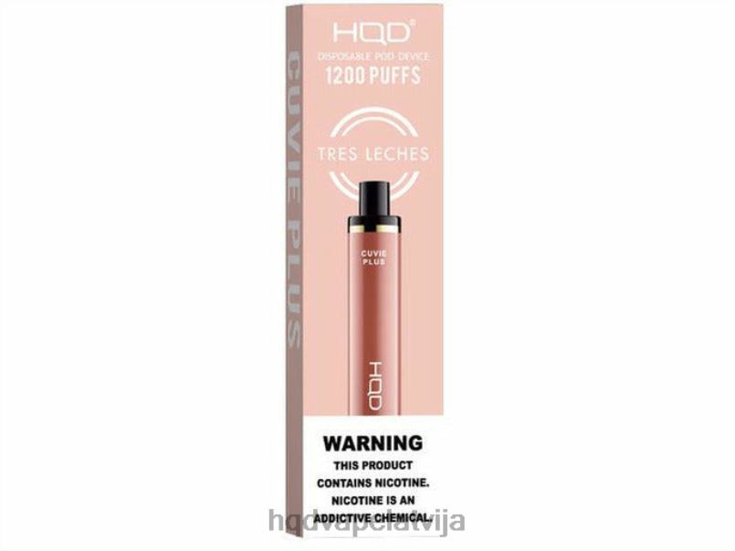HQD cena - tres leches HQD CUVIE PLUS vienreizējās lietošanas TNPTN265