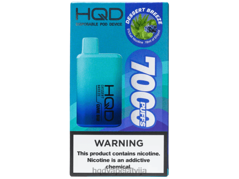HQD vape Latvija - deserta brīze HQD CUVIE BAR vienreizējās lietošanas TNPTN162
