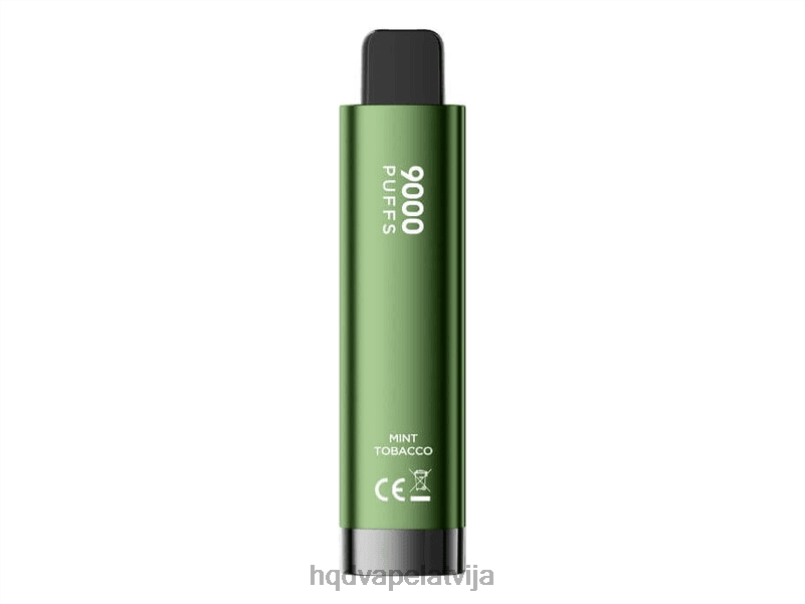 HQD vape flavors - piparmētru tabaka HQD CUVIE PLUS 2.0 vienreizējās lietošanas TNPTN221
