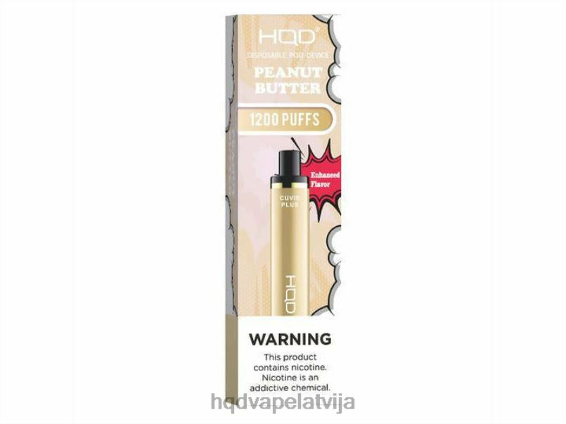 HQD vape flavors - zemesriekstu sviests HQD CUVIE PLUS vienreizējās lietošanas vape TNPTN231
