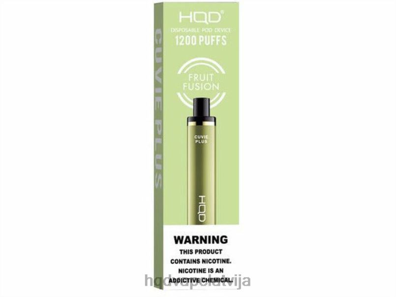 HQD vape flavours - augļu saplūšana HQD CUVIE PLUS vienreizējās lietošanas vape TNPTN166