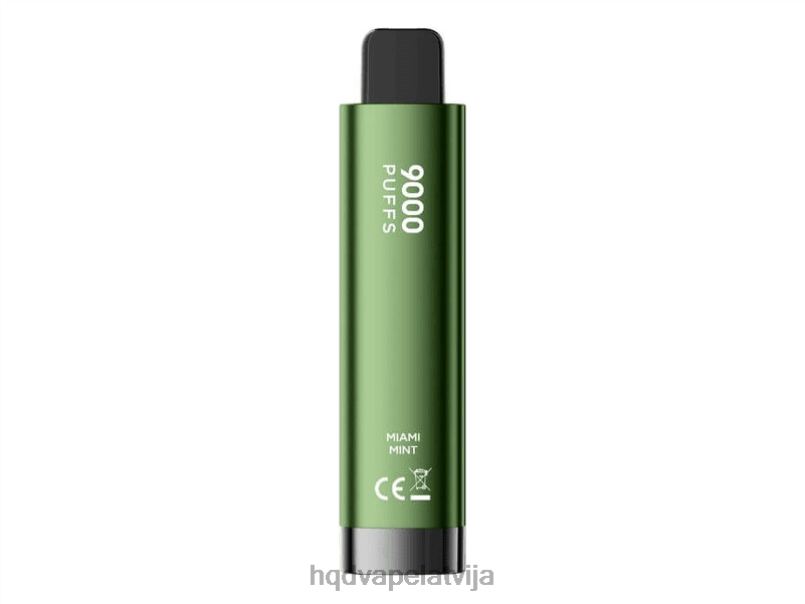 HQD vape flavours - maiami piparmētra HQD CUVIE PLUS 2.0 vienreizējās lietošanas TNPTN286
