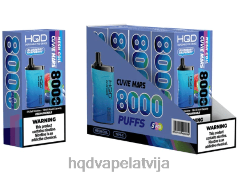 HQD vape flavours - melleņu avenes HQD CUVIE MARS vienreizējās lietošanas TNPTN146
