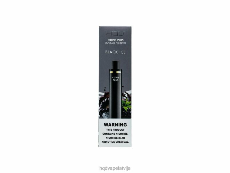HQD vape flavours - melnais ledus HQD CUVIE PLUS vienreizējās lietošanas vape TNPTN136