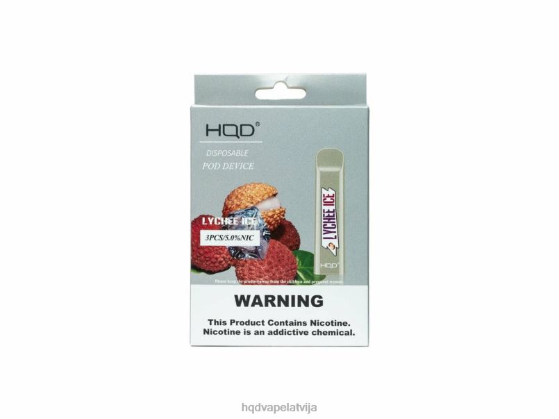 HQD vape sale - ličī ledus HQD CUVIE vienreizējās lietošanas TNPTN178
