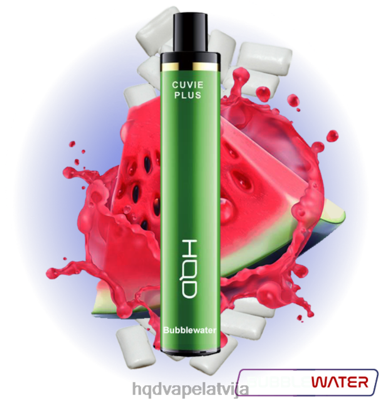 HQD vape store - burbuļūdens HQD CUVIE PLUS 1200 uzpūtienu TNPTN119