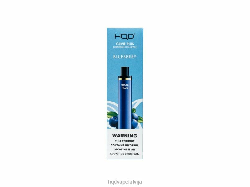 HQD vape store - melleņu HQD CUVIE PLUS vienreizējās lietošanas vape TNPTN139