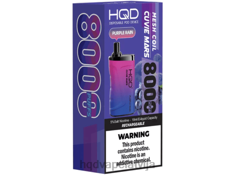 HQD vape store - rozā lietus HQD CUVIE MARS vienreizējās lietošanas TNPTN239