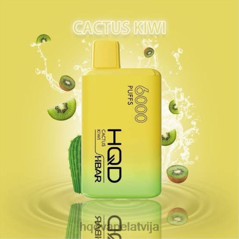 HQD cena - kaktuss kivi HQD HBAR 6000 uzpūtienu TNPTN45