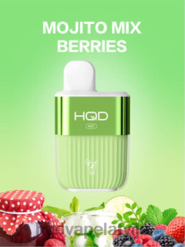 HQD vape flavors - mojito sajauc ogas HQD HOT 5000 uzpūtienu TNPTN61