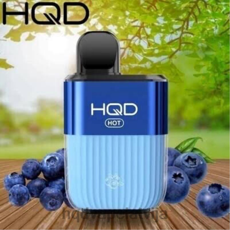 HQD vape flavours - melleņu HQD HOT 5000 uzpūtienu TNPTN66