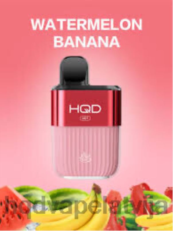 HQD vape price - arbūzu banāns HQD HOT 5000 uzpūtienu TNPTN57