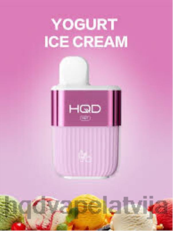 HQD vape sale - jogurta saldējums HQD HOT 5000 uzpūtienu TNPTN58
