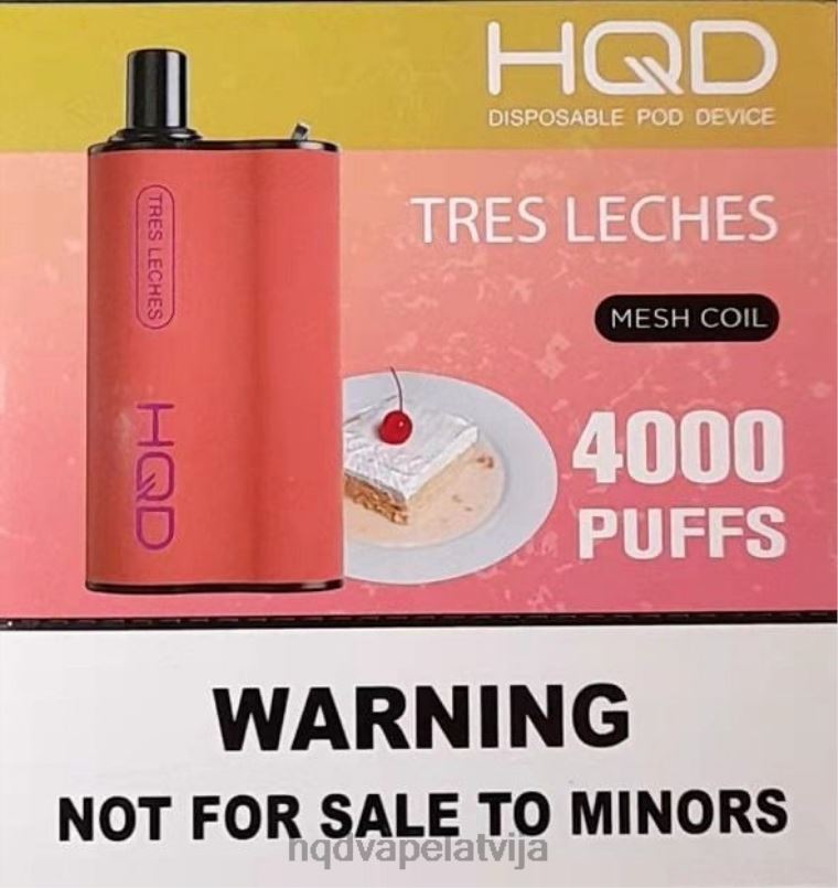 HQD vape flavours - tres leches HQD BOX 4000 uzpūtienu TNPTN116