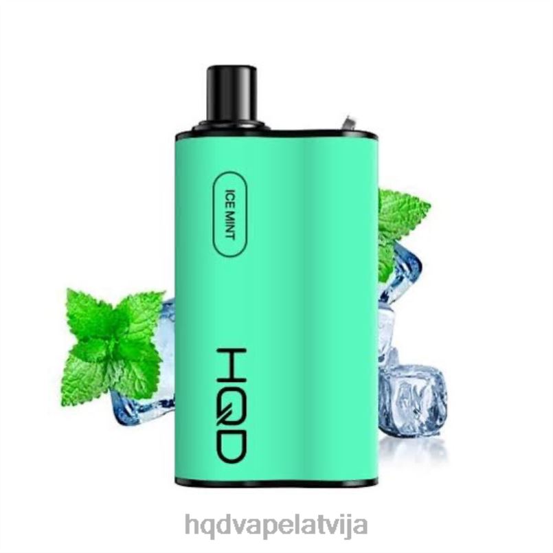 HQD vape price - ledus piparmētra HQD BOX 4000 uzpūtienu TNPTN77